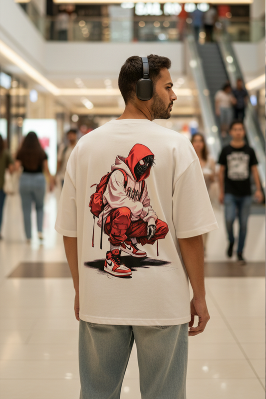 Spider Street - Oversized Drop-Shoulder | 240 GSM Heavy Gauge Terry Cotton | Premium Biowash