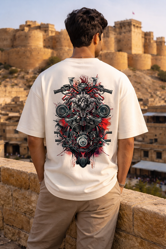 Wind Is Free - Oversized Drop-Shoulder | 240 GSM Heavy Gauge Terry Cotton | Premium Biowash