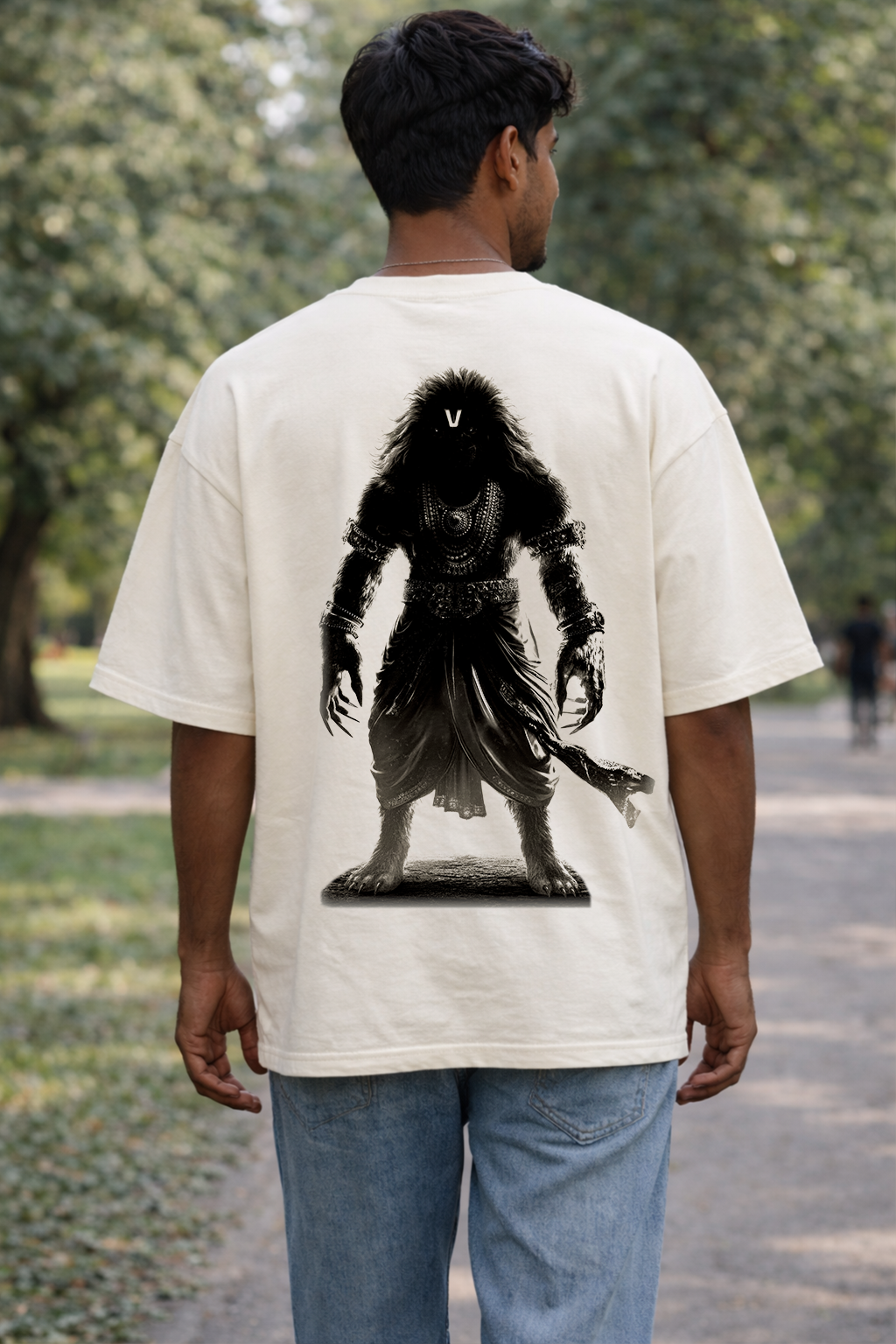 The Protector Rises - Oversized Drop-Shoulder | 240 GSM Heavy Gauge Terry Cotton | Premium Biowash