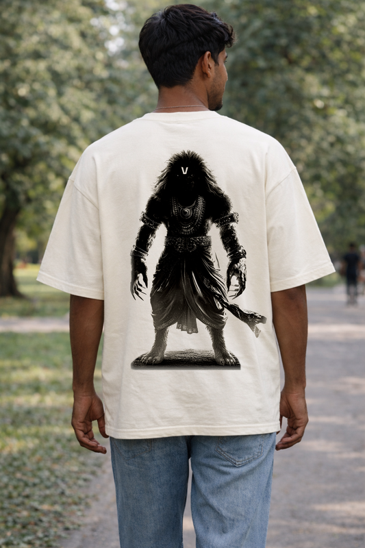 The Protector Rises - Oversized Drop-Shoulder | 240 GSM Heavy Gauge Terry Cotton | Premium Biowash