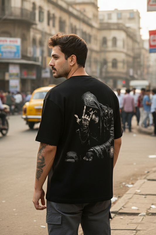 Master of Strings -  Oversized Drop-Shoulder | 240 GSM Heavy Gauge Terry Cotton | Premium Biowash