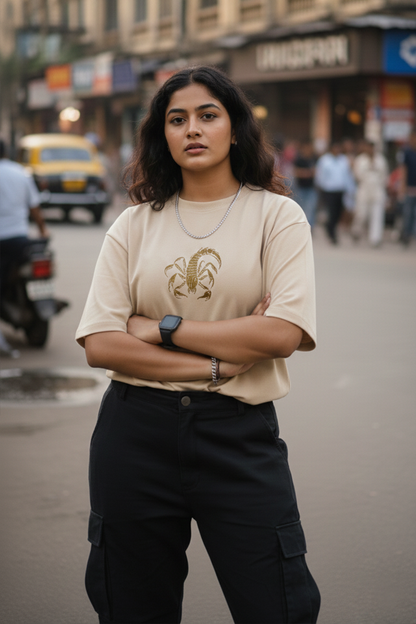 Scorpion King - Oversized Drop-Shoulder | 240 GSM Heavy Gauge Terry Cotton | Premium Biowash