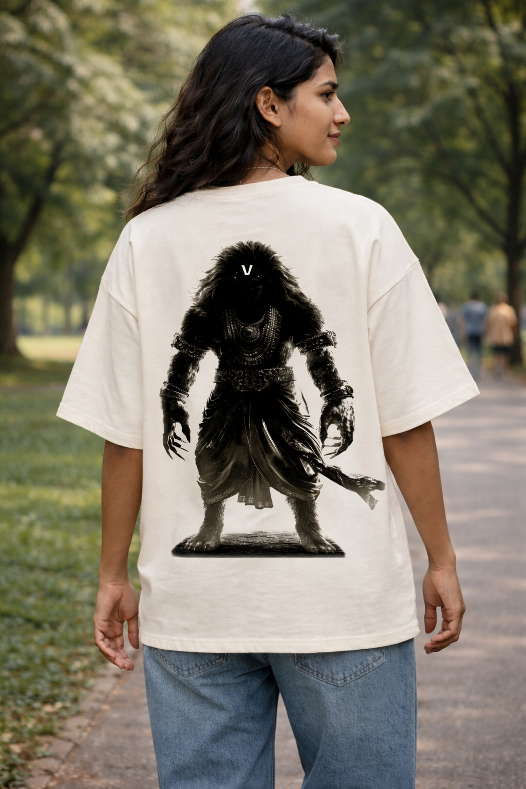 The Protector Rises - Oversized Drop-Shoulder | 240 GSM Heavy Gauge Terry Cotton | Premium Biowash