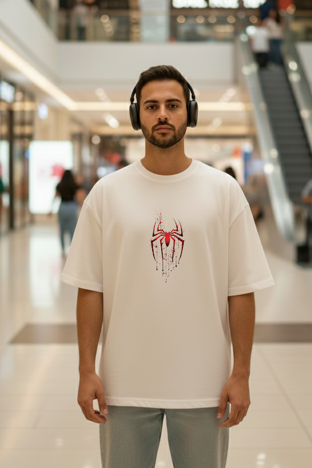Spider Street - Oversized Drop-Shoulder | 240 GSM Heavy Gauge Terry Cotton | Premium Biowash
