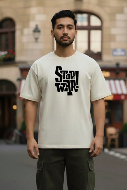 War Machine - Oversized Drop-Shoulder | 240 GSM Heavy Gauge Terry Cotton | Premium Biowash