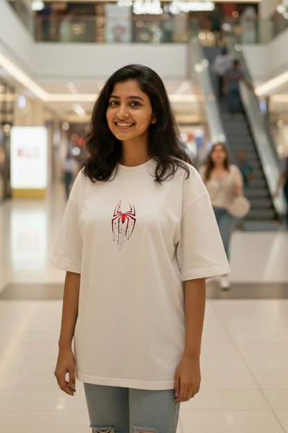 Spider Street - Oversized Drop-Shoulder | 240 GSM Heavy Gauge Terry Cotton | Premium Biowash