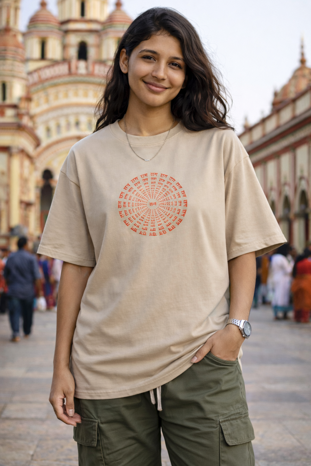 Eternal Dharma - Oversized Drop-Shoulder | 240 GSM Heavy Gauge Terry Cotton | Premium Biowash