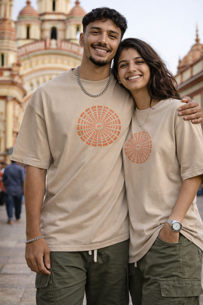 Eternal Dharma - Oversized Drop-Shoulder | 240 GSM Heavy Gauge Terry Cotton | Premium Biowash