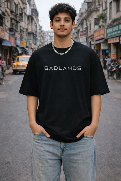 Badlands - Oversized Drop-Shoulder | 240 GSM Heavy Gauge Terry Cotton | Premium Biowash