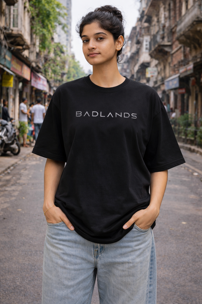 Badlands - Oversized Drop-Shoulder | 240 GSM Heavy Gauge Terry Cotton | Premium Biowash