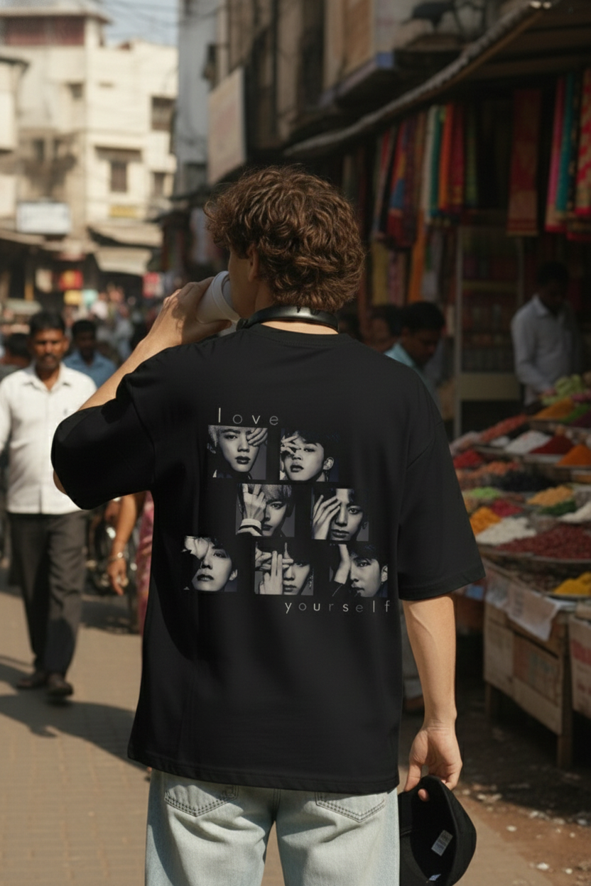 Self Love Era - Oversized Drop-Shoulder | 240 GSM Heavy Gauge Terry Cotton | Premium Biowash