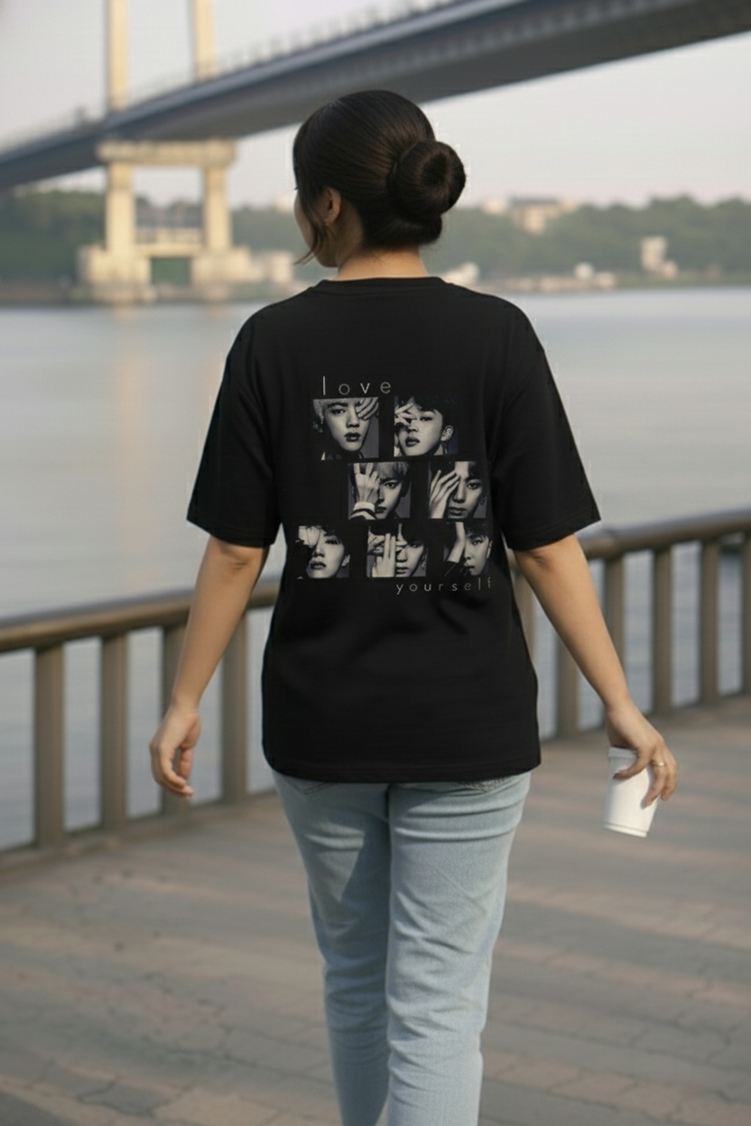 Self Love Era - Oversized Drop-Shoulder | 240 GSM Heavy Gauge Terry Cotton | Premium Biowash