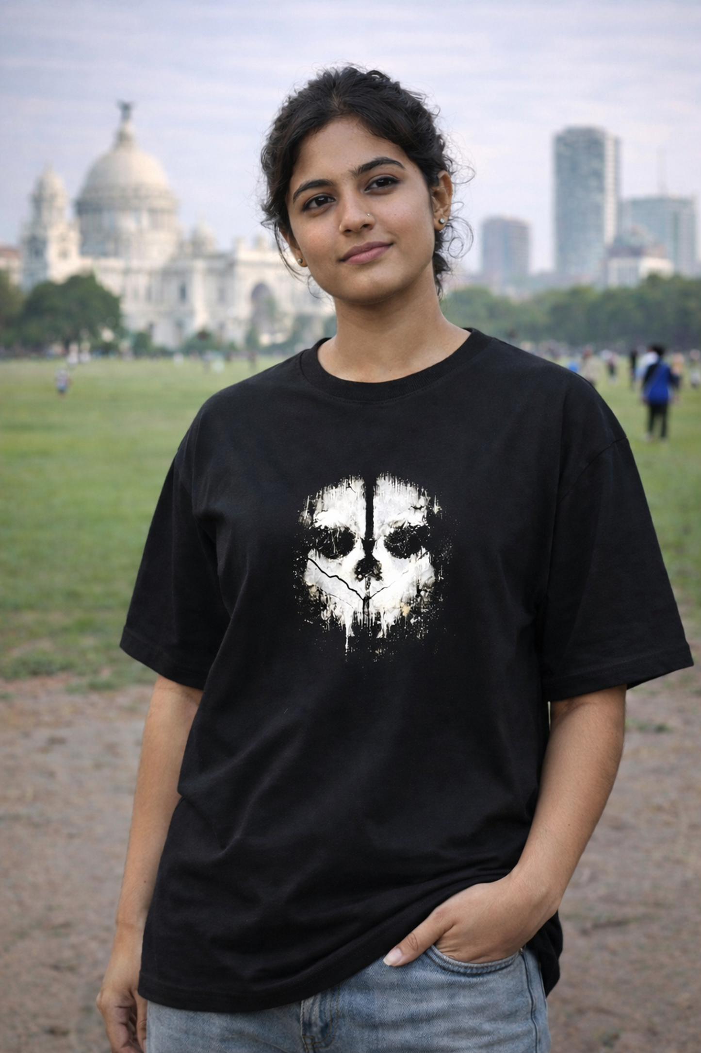 GHOST OPS – Oversized Drop-Shoulder | 240 GSM Heavy Gauge Terry Cotton | Premium Biowash