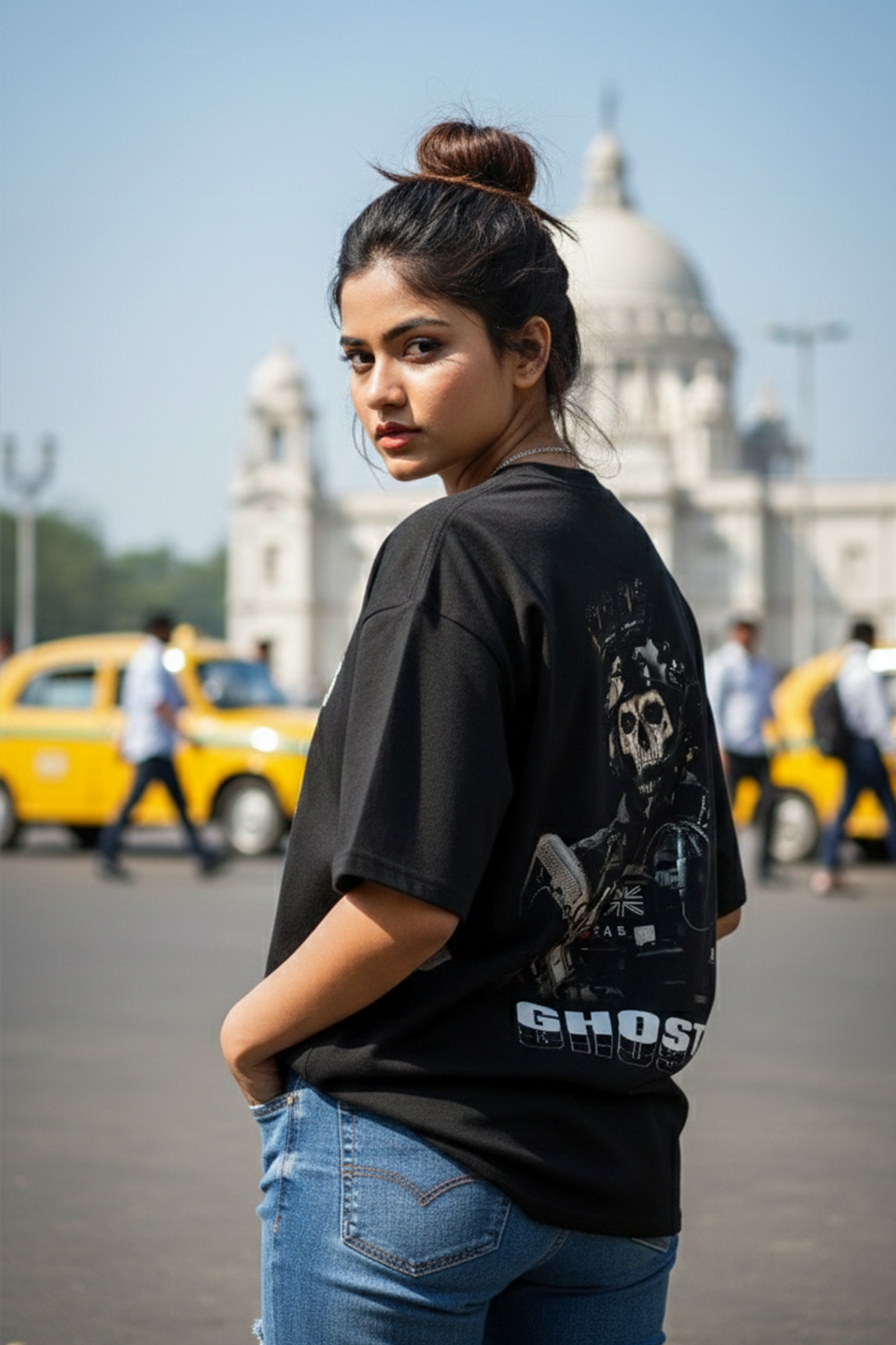 GHOST OPS – Oversized Drop-Shoulder | 240 GSM Heavy Gauge Terry Cotton | Premium Biowash